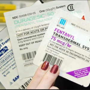 Fentanyl transdermal patches used for chronic pain management