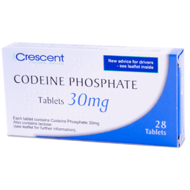 Codeine Sulfate tablets for pain relief and cough treatment from Remedy Pharmacy